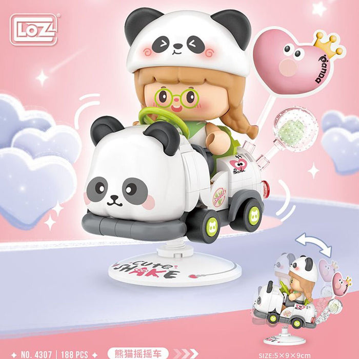 LZ-4307 LOZ PANDA SALLANAN SÜRÜŞ 188 PARÇA BLOCK OYUNCAK - Toyz Show - 