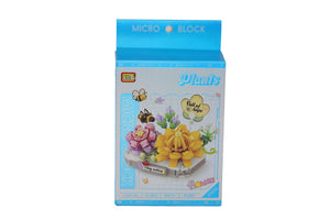 LZ8832 LOZ  Kremsi Yeşim Lotus   BLOCK OYUNCAK - Toyz Show