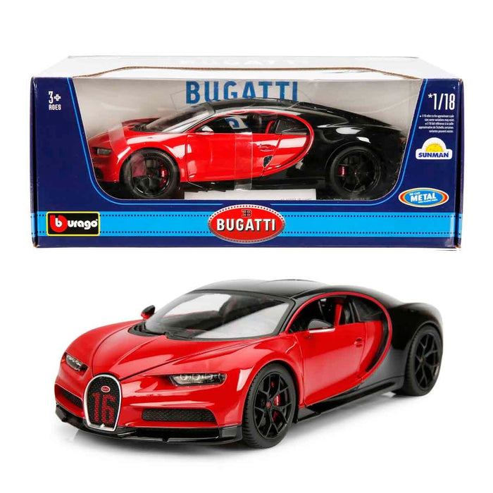 11044 SUN-BUR-1 18 A BUGATTI CHIRON SPORT KRMZ - Toyz Show - 