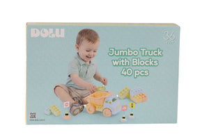 5219 OYUNCAK JUMBO KAMYON VE BLOKLAR 40 PARÇA - Toyz Show