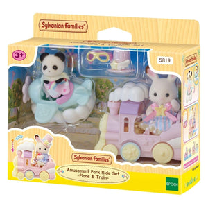 5819 Sylvanian Families Lunapark Oyun Seti Uçak ve Tren +3 yaş - Toyz Show