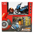 5834 SUN-MYG-MOTOSİKLET 1 14 BMW OFF-ROAD KASKLI FİGÜR PB 3R SES IŞIK - görsel 6