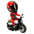 5835 SUN-MYG-MOTOSİKLET 1 14 HONDA MONKEY KASKLI FİGÜR PB 3R SES IŞIK - görsel 5