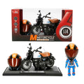 5835 SUN-MYG-MOTOSİKLET 1 14 HONDA MONKEY KASKLI FİGÜR PB 3R SES IŞIK - görsel 1