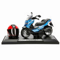5839 SUN-MYG-MOTOSİKLET 1 12 BMW KASKLI FİGÜR PB.3R SES IŞIK - görsel 3