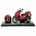 5839 SUN-MYG-MOTOSİKLET 1 12 BMW KASKLI FİGÜR PB.3R SES IŞIK - görsel 4