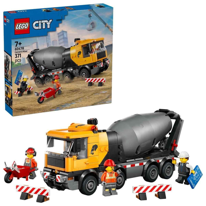 60478 Lego City Beton Mikseri 371 parça +7 yaş - Toyz Show - 