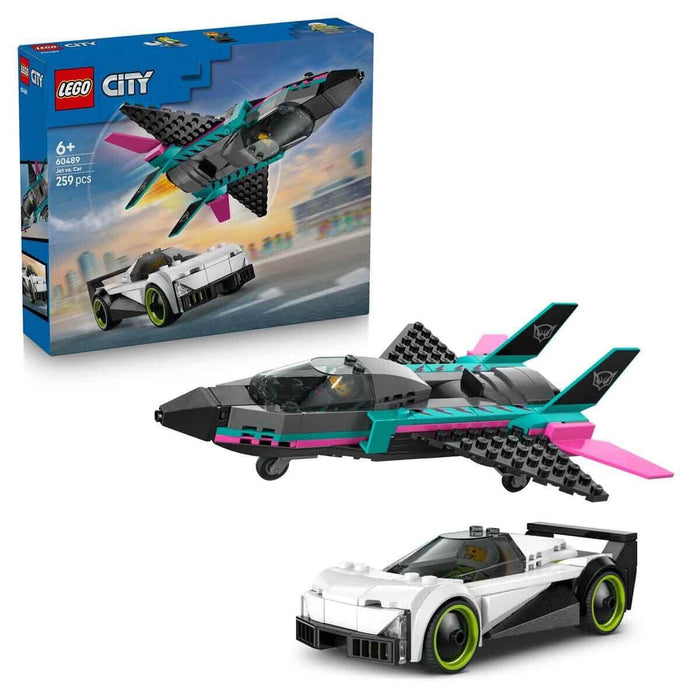 60489 Lego City Jet, Arabaya Karşı 259 parça +6 yaş - Toyz Show - 