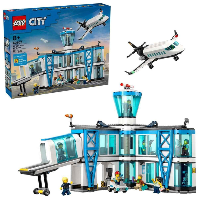 60502 Lego City Havaalanı ve Uçak 887 parça +8 yaş - Toyz Show - 
