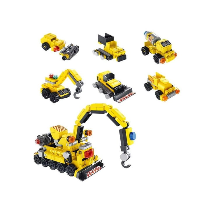 P605002 6 İN 1 SARI YUMURTA MODEL 45 PARÇA BLOCK OYUNCAK - Toyz Show - 
