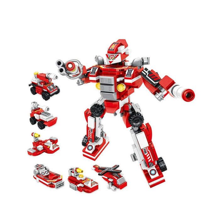P605001 6 İN 1 KIRMIZI YUMURTA MODEL 45 PARÇA BLOCK OYUNCAK - Toyz Show - 