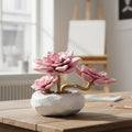 P655064 PANLOS PEMBE NİLÜFER SUKULENT MODEL 82 PARÇA BLOCK OYUNCAK - görsel 2
