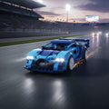 C51073W CADA BLUE RACE CAR 325 PARÇA BLOCK OYUNCAK - görsel 4