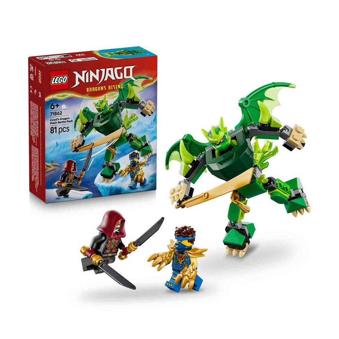 71862 Lego Ninjago  Lloydun Ejderha Robotu Savaş Paketi 81 parça +6 yaş - Toyz Show - 