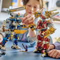 71870 Lego Ninjago İkiz Titan Robotlar 1707 parça +12 yaş - görsel 5