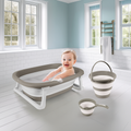 7273 KATLANABİLİR ÜÇLÜ BEBEK BANYO SETİ STONE GRİ - görsel 1