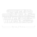 75407 Lego Star Wars - Star Wars Logosu 700 Parça +18 Yaş - görsel 4