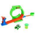 JMK91 Hot Wheels Monster Trucks Mutant Kaosu Çemberde Yarış Oyun Seti - görsel 2