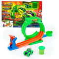 JMK91 Hot Wheels Monster Trucks Mutant Kaosu Çemberde Yarış Oyun Seti - görsel 1