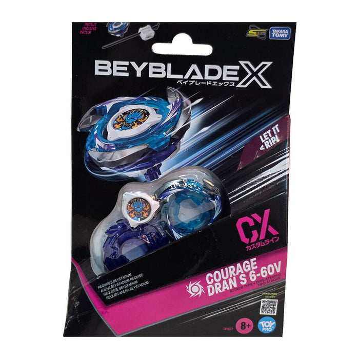 BEY25000 Beyblade Tekli Set X CX Courage Dran S 6-60V - TP1677 - Toyz Show - 
