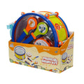 4254 SUN-RST-ECH-MÜZİK SET DAVUL 2MARAKAS TEF FLÜT MİKROFON 2BAGET MIZIKA - görsel 6