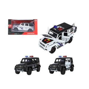XHD-C2433 KUT 1:24 IŞIKLI SESLİ MODEL METAL POLİS JEEP(Belirtilen fiyat, tekli satış için adet fiyatıdır.) - Toyz Show