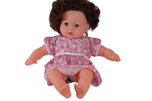 0073 60 CM DOLGU GÖVDELİ SAÇLI BÜYÜK BEBEK - Toyz Show