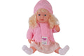 7959 60 CM TRİKOLU HIRKALI SAÇLI BÜYÜK BEBEK - görsel 2
