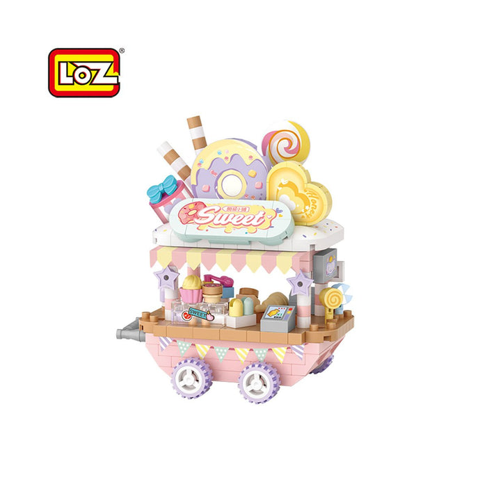 LZ-8855 LOZ TATLI SEPETİ ARABASI 300 PARÇA BLOCK OYUNCAK - Toyz Show - 