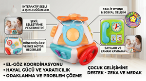 Eğitici Çok Yüzlü Aktivite Oyuncağı -Vardem Oyuncak - Toyz Show