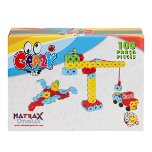 1713 Crazy 100 Parça Blok Seti -Akçiçek Oyuncak - Toyz Show