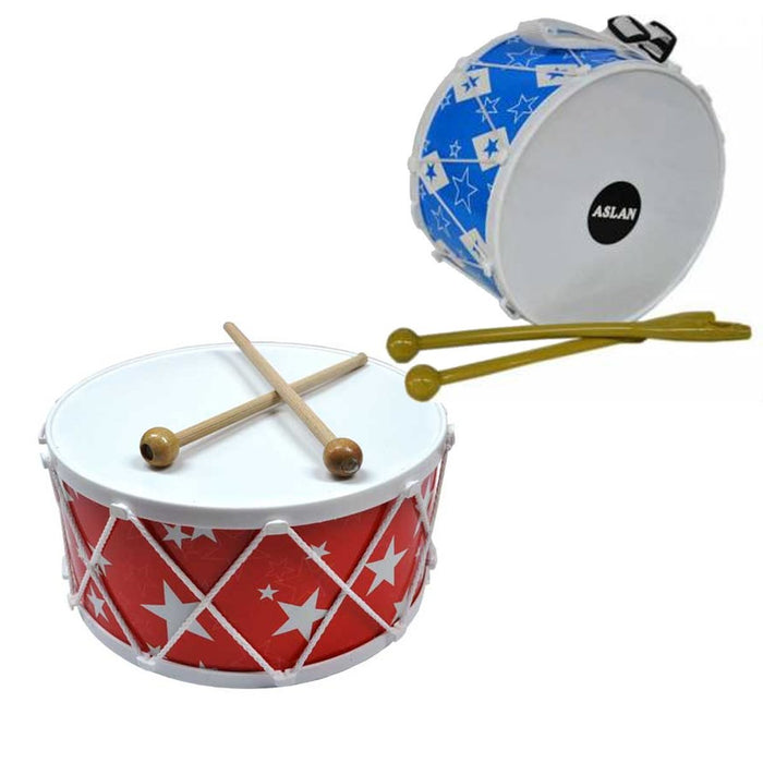 ASL-08 RENKLİ B. DAVUL AHŞAP DESEN POŞETLİ - Toyz Show - 