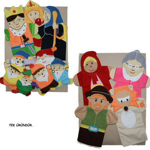 AND-5004 MASAL KAHRAMANLARI KUKLA SETİ - Toyz Show