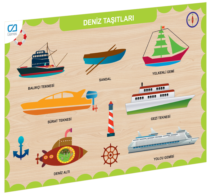 CAAHS-3201 CAMES AHŞAP DENİZ TAŞITLARI BUL-TAK - Toyz Show - 