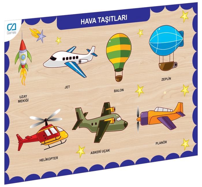 CAAHS-3202 CA GAMES AHŞAP HAVA TAŞITLARI BUL-TAK - Toyz Show - 