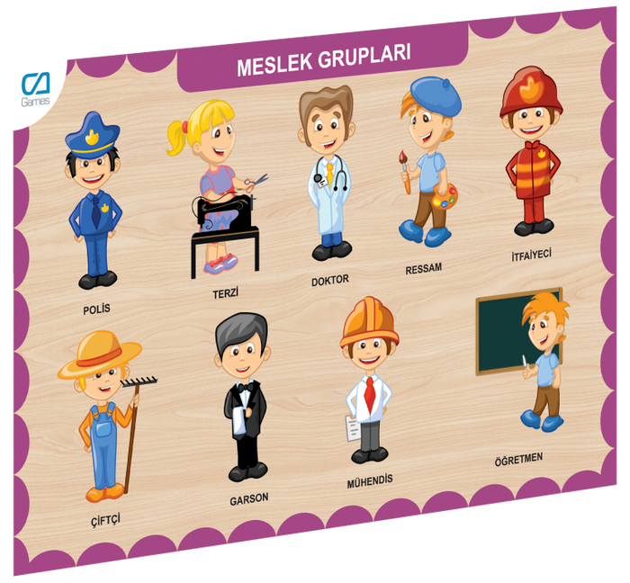 CAAHS-3203 CA GAMES AHŞAP MESLEK GRUPLARI BUL-TAK - Toyz Show - 