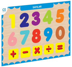 CAAHS-3207 CA GAMES AHŞAP SAYILAR BUL-TAK - Toyz Show