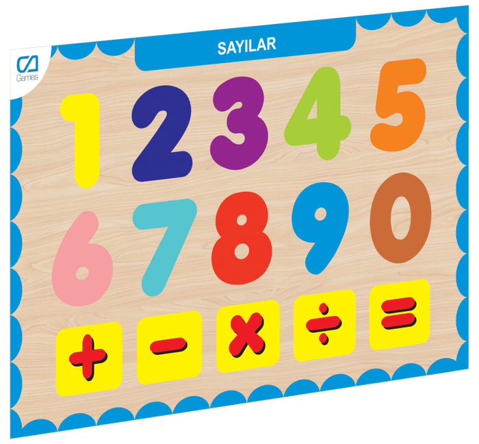 CAAHS-3207 CA GAMES AHŞAP SAYILAR BUL-TAK - Toyz Show - 