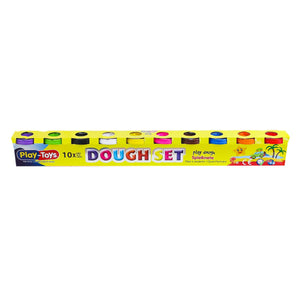 40966 PLAYTOYS 10X100GR PLAYDOUGH - Toyz Show