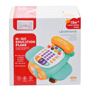 668-107 MUSICAL EDUCATIONAL PLANE - Toyz Show