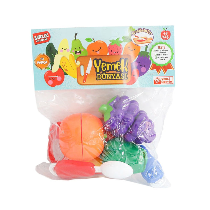 URT007-PVC-1AB KESİLEBİLEN SEBZE MEYVE 3 PCS - Toyz Show - 