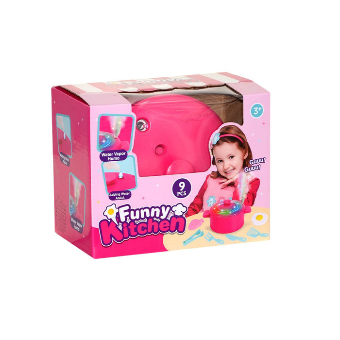 018-73 BUHARLI TENCERE MUTFAK SETİ - Toyz Show - 