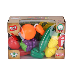 URT007-KUTU-2AB 22 PCS KESİLEBİLİEN SEBZE MEYVELER - Toyz Show