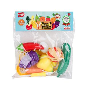 URT007-PVC-2A B Kesilebilen Meyve Sebze 14 Parça - Toyz Show
