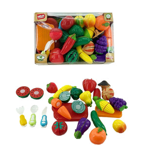 URT007-KUTU-3 41 PCS KESİLEBİLEN MEYVE SEBZE MANAV - Toyz Show