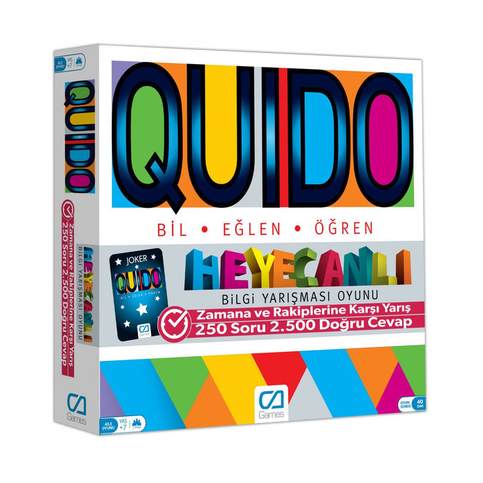 078 CAOYN-5046 QUIDO BOARD GAME - Toyz Show - 