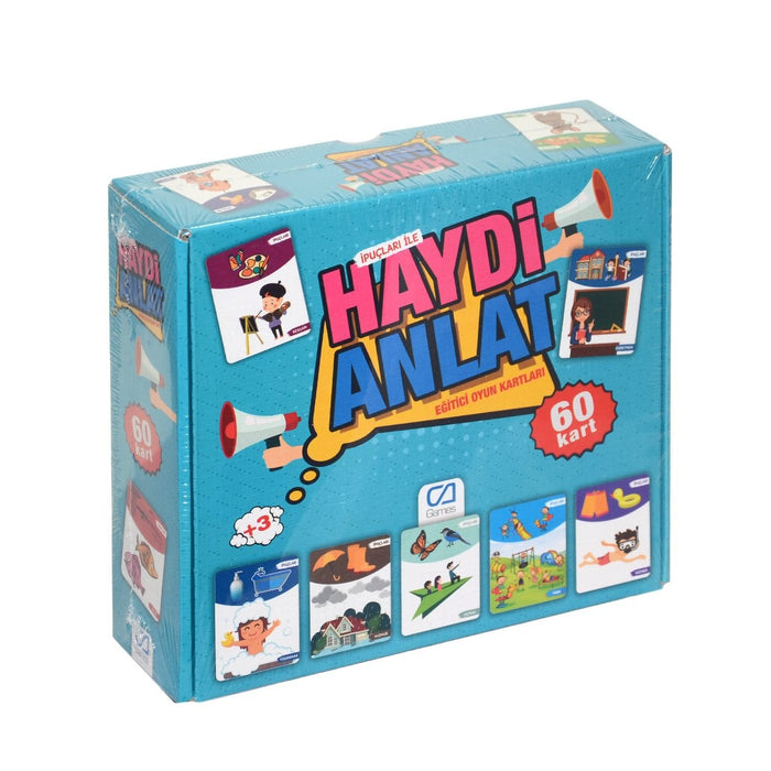 5080 CA Games, Haydi Anlat - Eğitici Oyun Kartları / +3 yaş - Toyz Show - 