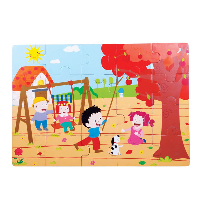 CS-1277 SONBAHAR  AHŞAP YER PUZZLE - Toyz Show - 
