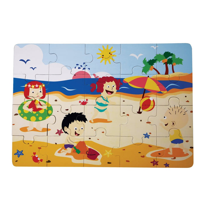 CS-1282 YAZ  AHŞAP YER PUZZLE - Toyz Show - 