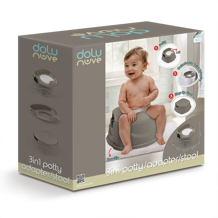 7184 Lazımlık Adaptör Basamak Stone Gray -Dolu Oyuncak - Toyz Show - 
